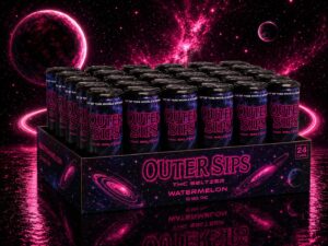 Outer Sips Peach Raspberry 20mg (Case of 24)