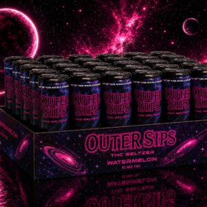 Outer Sips Peach Raspberry 20mg (Case of 24)