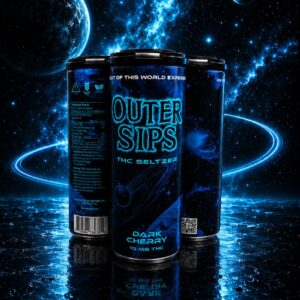 Outer Sips Dark Cherry 10mg (4 pack)