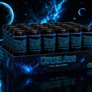 Outer Sips Dark Cherry 10mg (Case of 24)